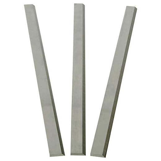 Grizzly Industrial G4517 - 13" x 5/8" x 1/8" HSS Planer Blades for G1037, Set of 3