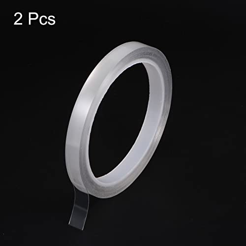Image of HARFINGTON 2pcs Caulk Strip Tape Clear 0.4 inch x16Ft Waterproof Sealing Tape with Sealing Tool for Kitchen Cooktop Sink Bathtub Shower Toilet