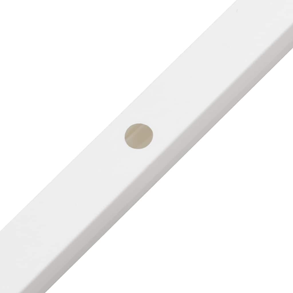 Tubos de instalación de PVC 30 x 20 mm, 10 m, 10 unidades, gestión de cables, canaleta de cables, caja de cables para oficina, pared, suelo para gestión de cables y escondite de cables
