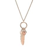 Material: Edelstahl Fossil Damenkette Edelstahl roségoldfarben JF03671791