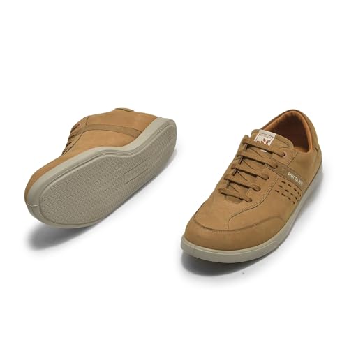 Image of Woodland Men Camel Casual Shoes