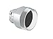 Lovato Electric 8LM2TB302 Pushbutton Actuator, Spring Return, ?22 mm 8LM Metal Series, Shrouded, Black