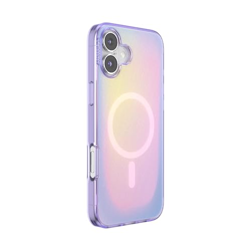 Image of PopSockets iPhone 16 Plus Case Compatible with MagSafe, Phone Case for iPhone 16 Plus, Wireless Charging Compatible, Case Only - Aura
