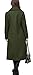 chouyatou Women's Big Notch Lapel Single Breasted Mid-Long Wool Blend Coat (Small, Army Green)