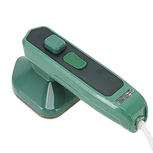 Micro Steam Iron, Simple Operation ABS Steam Iron EU Plug for Travel (Green)