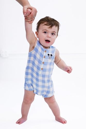 Disney Junior Baby Henley Romper Newborn to Infant Sizes (Newborn - 24 Months)2