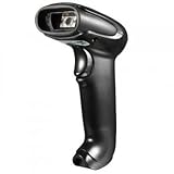 EOM-POS Corded Barcode and UPC Scanner - with Stand and USB Cable Compatible with Windows and Mac. (2D)