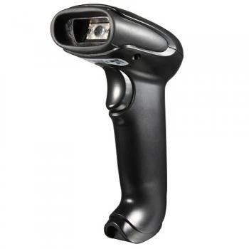 EOM-POS Corded Barcode and UPC Scanner - with Stand and USB Cable Compatible with Windows and Mac. (2D)