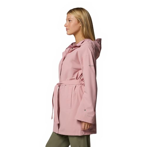 Columbia Women's Here And There 3 Trench Jacket, Waterproof Rain Jacket, Eraser Pink, S - Afbeelding 4