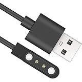 スマートウォッチ充電ケーブル 2ピンの距離は 4mm 対応 USB充電 0.6m SZSLマグネット充電コード USBケーブル USB充電 smart watch スマートウォッチコード 磁気吸着 高耐久 断線防止 軽量 (1本セット)
