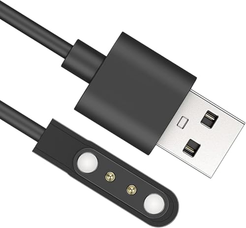 �X�}�[�g�E�H�b�`�[�d�P�[�u�� 2�s���̋����� 4mm �Ή� USB�[�d 0.6m SZSL�}�O�l�b�g�[�d�R�[�h USB�P�[�u�� USB�[�d smart watch �X�}�[�g�E�H�b�`�R�[�h ���C�z�� ���ϋv �f���h�~ �y�� (1�{�Z�b�g)