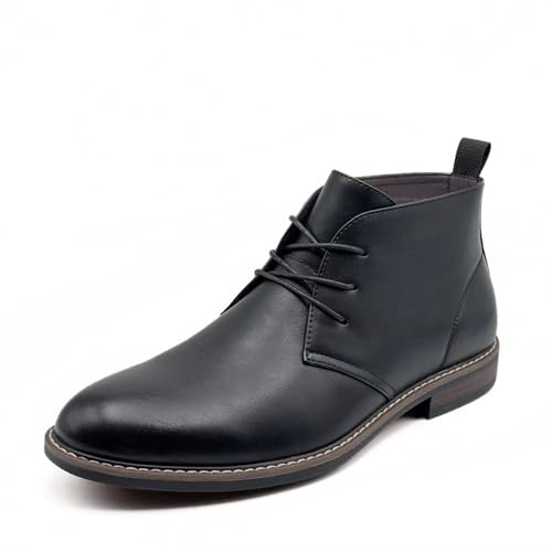 Finishing & Sewing Men's Classic Dress Casual Chukka Boots Lace Up Desert Ankle Boots