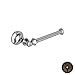 Newport Brass 35-27/03W Aylesbury Single Post Tissue Holder, Weathered Brass