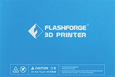 300mm x 250mm Original Flashforge Bed Sticker, Compatible with FlashForge (CREATOR 3) 3d printers by WOL3D
