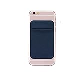 Phone Card Holder, Bagent Stick on Lycra Credit Card ID Wallet Cases Pouch Pocket Sleeves for iPhone, Android and all Smartphones (Blue)