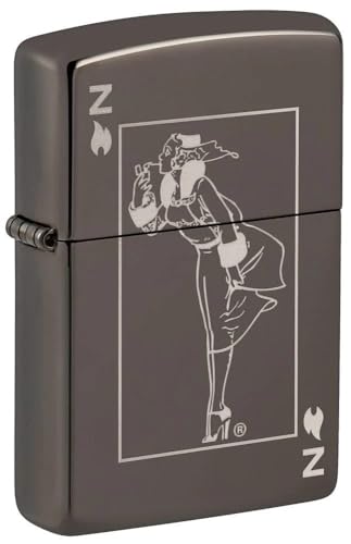 Encendedor Zippo clásico personalizado negro hielo miniatura 1