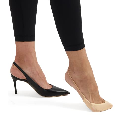 Flammi 6 Pairs Women Ball of Foot Cushion Socks Ultra Low Cut Liner Socks with Sling No Show Padded Half Socks for Heels3