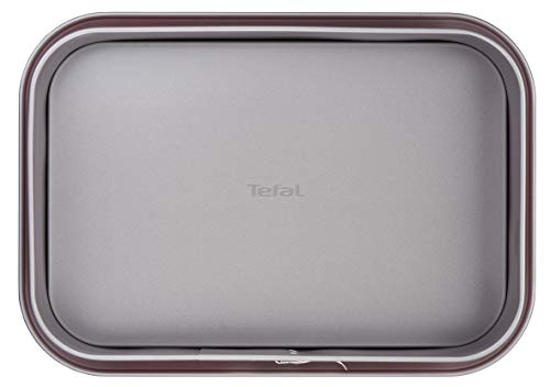 Tefal Delibake J1640574 Rectangular Baking Tin 36 x 24 cm Non-Stick Coating Overflow Rim, Rot - Image 3