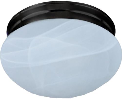 Maxim Essentials-2 Light Flush Mount in style-13.5 Inches Wide by 6 inches high-Oil Rubbed Bronze Finish