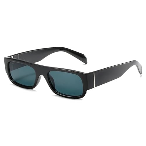 Protection UV400 lunettes de soleil rectangulaires verres tendance punk