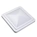 VETOMILE 14"x 14" RV Roof Vent Cover White Universal Replacement Vent Lid for Camper Trailer Motorhome