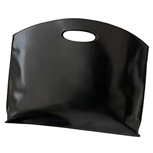 Amosfun Maleta feminina de couro de poliuretano, bolsa de trabalho, bolsa de trabalho, bolsa de negó