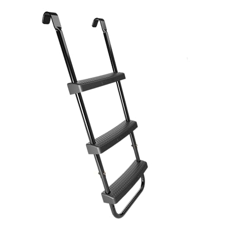 HUDORA Universalleiter - rutschhemmende Trampolinleiter mit breiten Stufen...