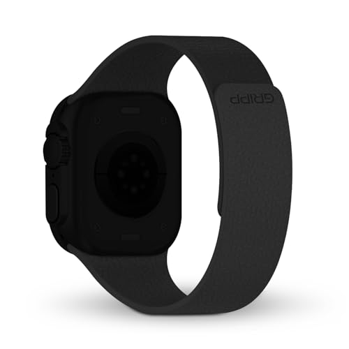 Image of GRIPP Pebble New Edition Premium Silicone Magnetic Watch Strap for 44mm /45mm /46mm /49mm, Watch Series 11 /10 /9 /8 /7 /6 /5 /4, SE 3 /2 /1, Ultra 3 /2 /1, Lightweight, Adjustable (Watch Not Included)