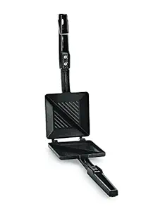 BLLUEX Home & Kithcen - Duet 2 Cuts Gas Sandwich Toaster Make in Oil use (2 Cuts Classic Toaster Black), Standard(Model- XB132)