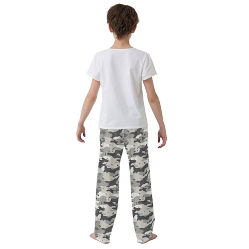 Pajama Bottoms, Pajamas Long Pant Grey Camouflage Lounge Wear Casual Sleep Pants Soft Pjs Sleepwear3