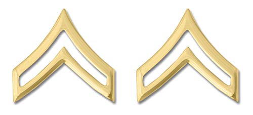 Army Cpl E-4 Pin-on Rank Insignia