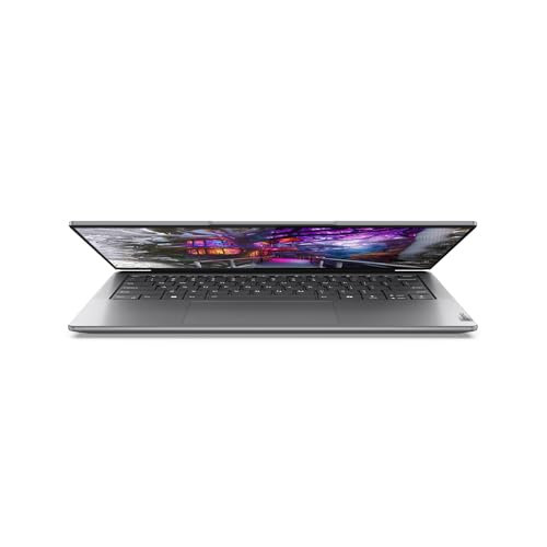 Lenovo Yoga Slim 7 14IMH9 - Ordinateur Portable 14'' WUXGA OLED (Intel Core Ultra 5 125H, RAM 16Go, SSD 512Go, Intel Arc Graphics,Windows 11 Home) Clavier rétroéclairé AZERTY FR - Lunaire Gris