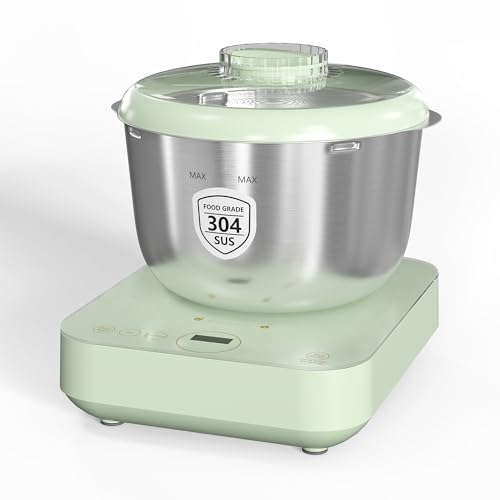 Electric Dough Maker with Ferment Function, Large Capacity Dough Mixer with Weighing Function,...
