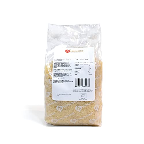 BONGIOVANNI FARINE E BONTA’ NATURALI Riso Ribe Parboiled 1Kg BIO