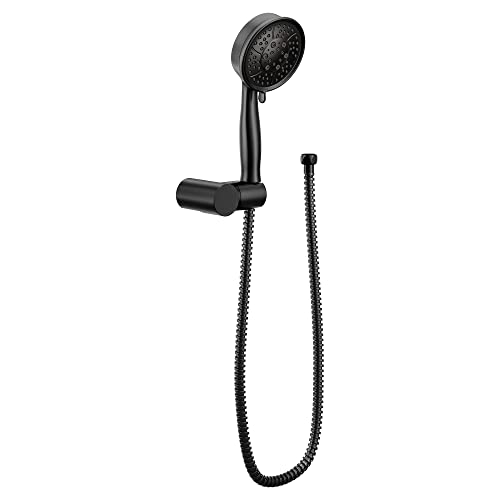 Ducha de Mano Moen Negra Mate con Manguera 69 pulgadas