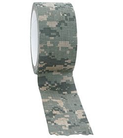 Fabric Duct Tape "Digital Electronic" 5m long Tape Camouflage Duct Tape for Outdoor Camping Hiking Army Camouflage from the brand PRECORN
