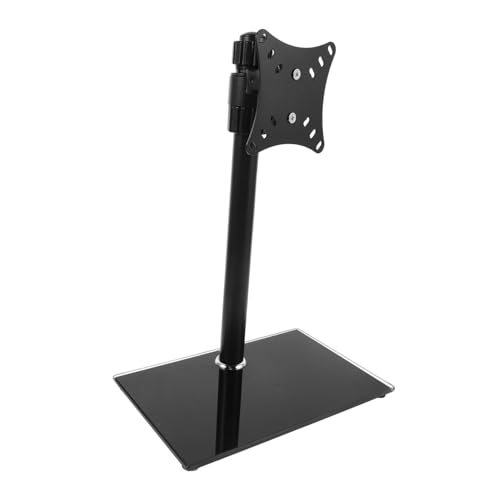 HOMSFOU Soporte Ajustable para Monitor y Ángulo Montaje Estable para Escritorio Fácil Instalación Compatible con Pantallas LCD