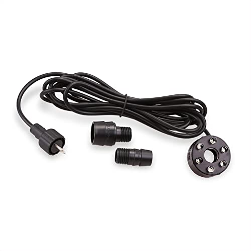 CLGarden LED Ring warm Weiss für LED Springbrunnen Set warmweiss Beleuchtung Ø 32mm