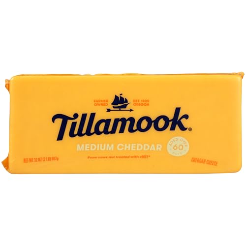 Tillamook Medium Cheddar Cheese, 2 lb (Packaging May Vary)