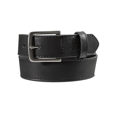 ARIAT Boys’ Embroidered Distressed Flag Shield Leather Belt