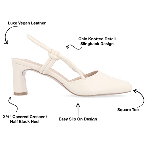 FAUX LEATHER SLINGBACK HEELS BY JOURNEE COLLECTION2