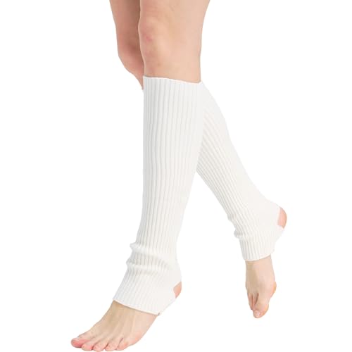 Image of Nanxson Knit Ribbed LegWarmer Women Knit Calf Accessories Leg Sleeves | Solid Neon Boot Socks,Y2K 80s Women's Lolita LegWarmer,Sports Party Yoga Dance Accessories,Winter Ankle Heap Kawaii Sock