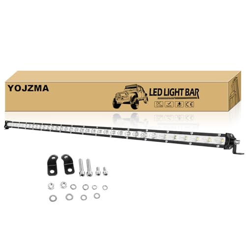 Barre LED fine robuste 18000LM étanche pour éclairage de travail off-road