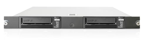 Hewlett Packard Enterprise Storage LTO-9 Ultrium Rack Mount Tape Drive 5X LTO-9 45TB Data Cartridges (HPE Smart Choice P77034-B25)