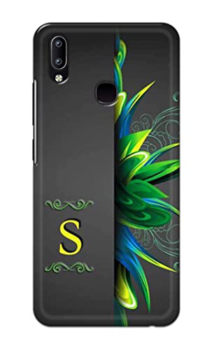 Image of Name II Initial II Letter Alphabet S Hard Back Case Cover for Vivo Y91 / Vivo Y95 Back Cover -(J5) VNS2222