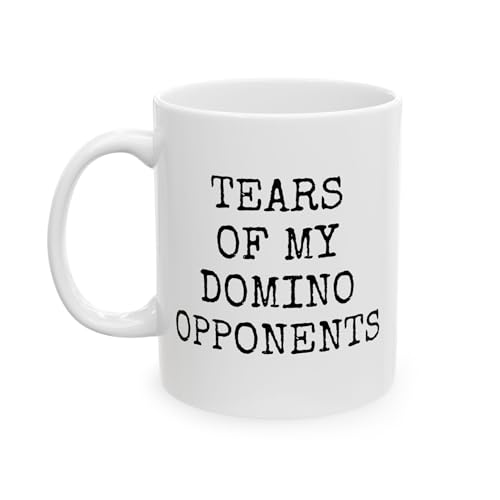 Taza de cerámica para amantes del dominó 11 oz miniatura 3