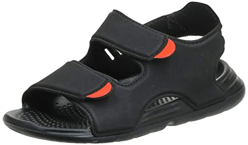 スポーツサンダル ジュニア スイム サンダル 男の子 女の子 17~22cm LEP51 コアブラック/コアブラック/フットウェアホワイト 18 cm