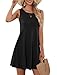 MOLERANI Women's Casual Swing Simple T-shirt Loose Dress, Small,  Black