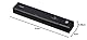Canon P-208II - imageFORMULA Mobiler Dokumentenscanner (Duplex DIN-A4 Einzug, Farbe, 600dpi, 8 Seiten/Min, 10 Blatt ADF, PDF durchsuchbar, OCR, Plug & Scan, Twain, schwarz)