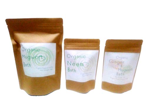 Organic Mugwort Bath 15pc/オーガニックよもぎ風呂 15パック よもぎ蒸し 妊活 温活 ハーブ風呂 薬湯 入浴剤